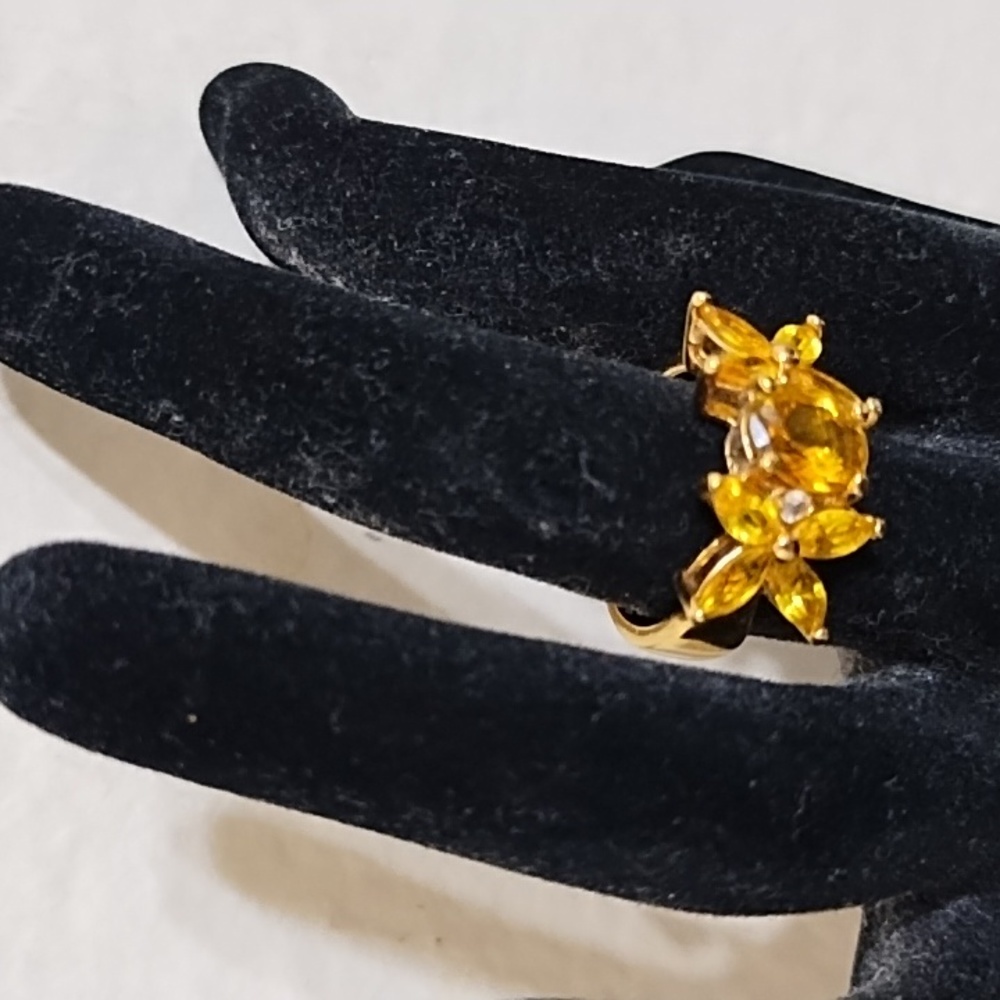 Flowered 925 Ring - image 3